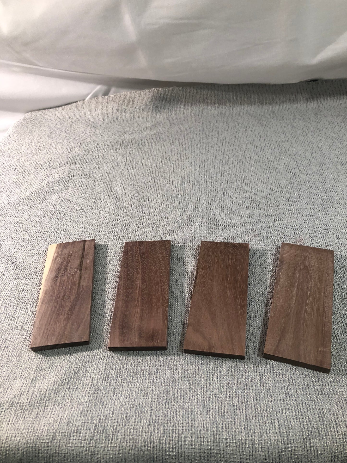 Black Walnut Knife Scales | .375" Thickness | 1.5" x 5"