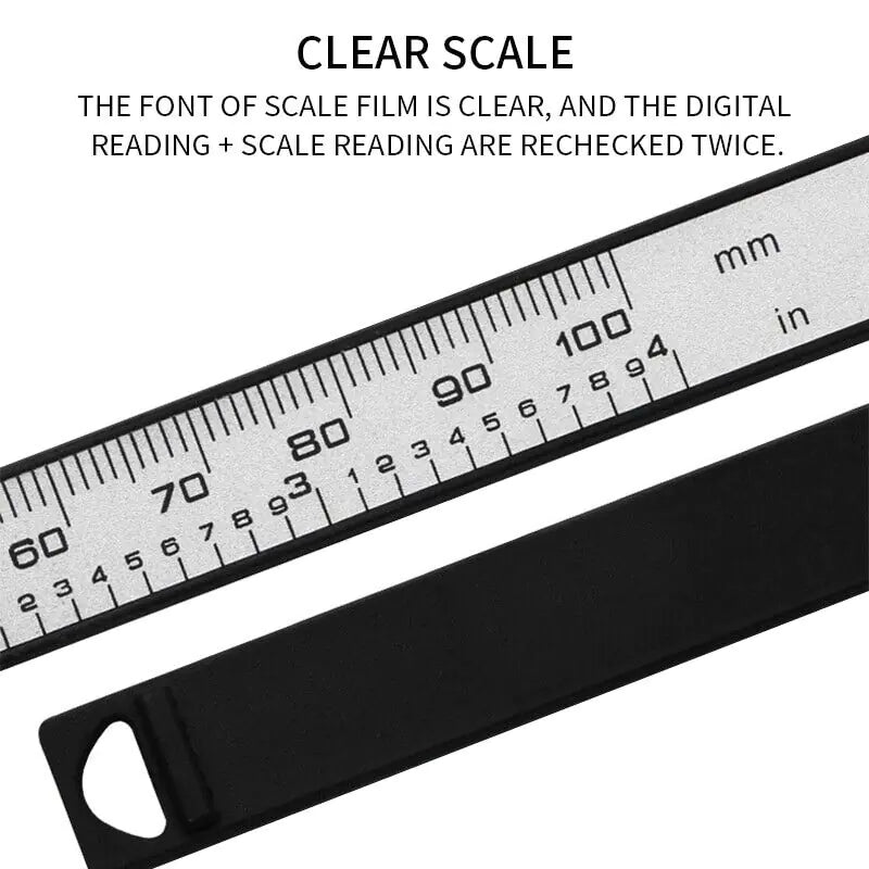 6" 150mm Digital Caliper Micrometer LCD Gauge Vernier Electronic Measuring Ruler